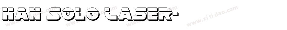 Han Solo Laser字体转换